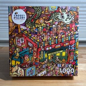 Jigsaw Puzzle - Cross & Glory Metropolitan Mayhem: A Cartoon Cosmopolis + poster